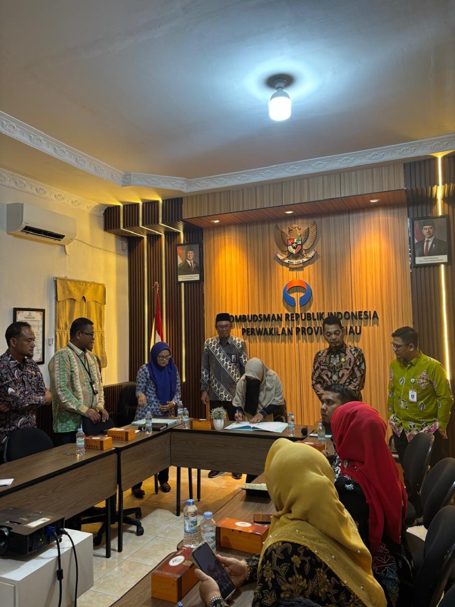 MOU PEKPPP DENGAN OMBUDSMAN PERWAKILAN RI PROV.RIAU